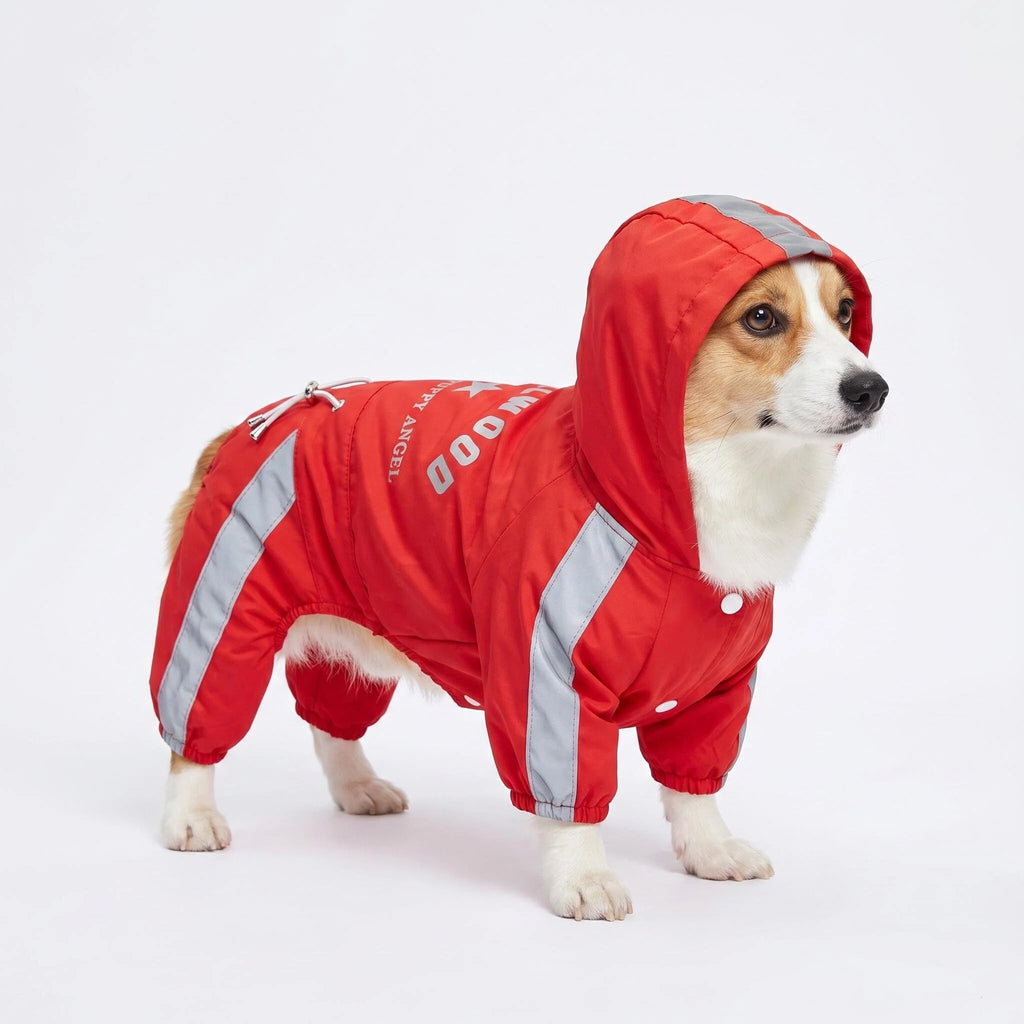 Reflective Waterproof Dog Rain Suit