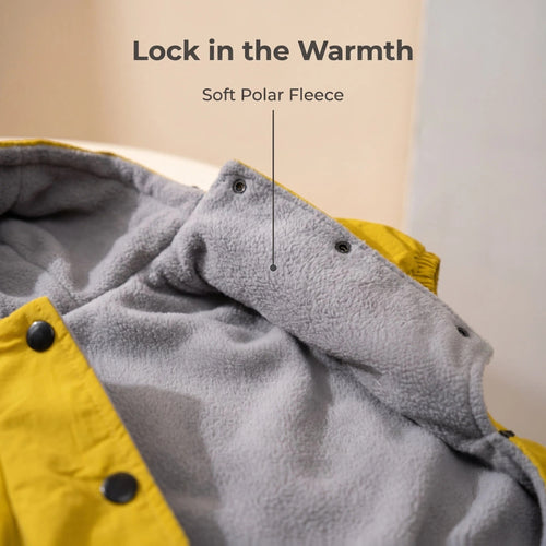 Rainbow On The Way™ Waterproof Fleece-Lined Dog Jumpsuit