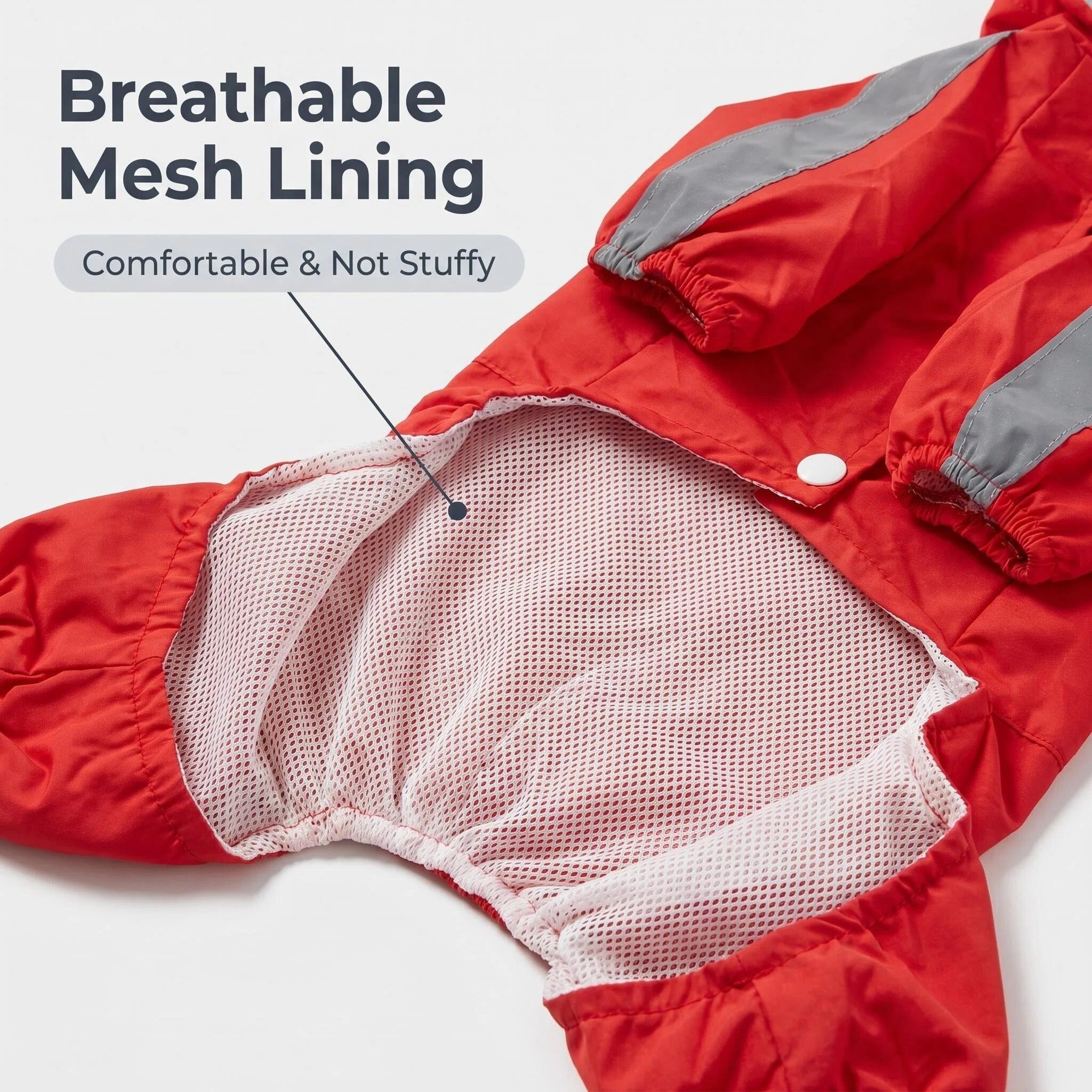 Reflective Waterproof Dog Rain Suit
