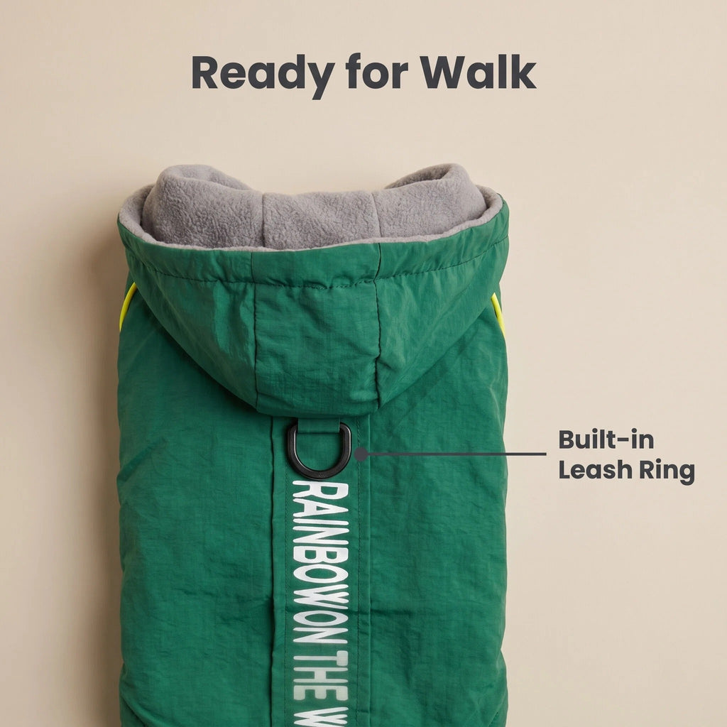 Rainbow On The Way™ Waterproof Fleece-Lined Dog Jumpsuit