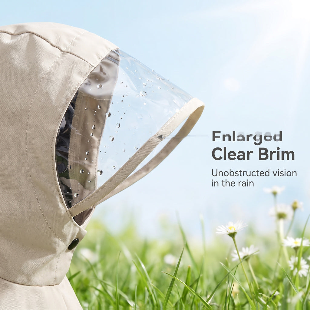 Waterproof Dog Raincoat with Detachable Hood