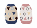 Warm Geometric Dog Sweater