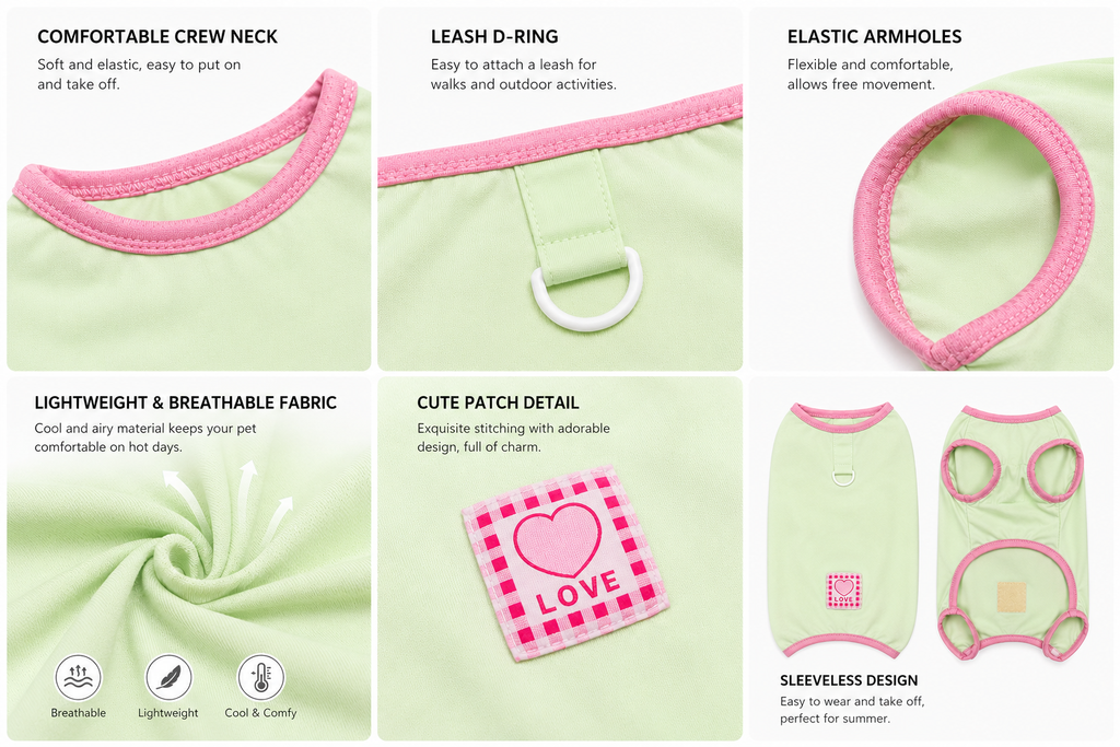 Pastel Cooling Dog Shirt