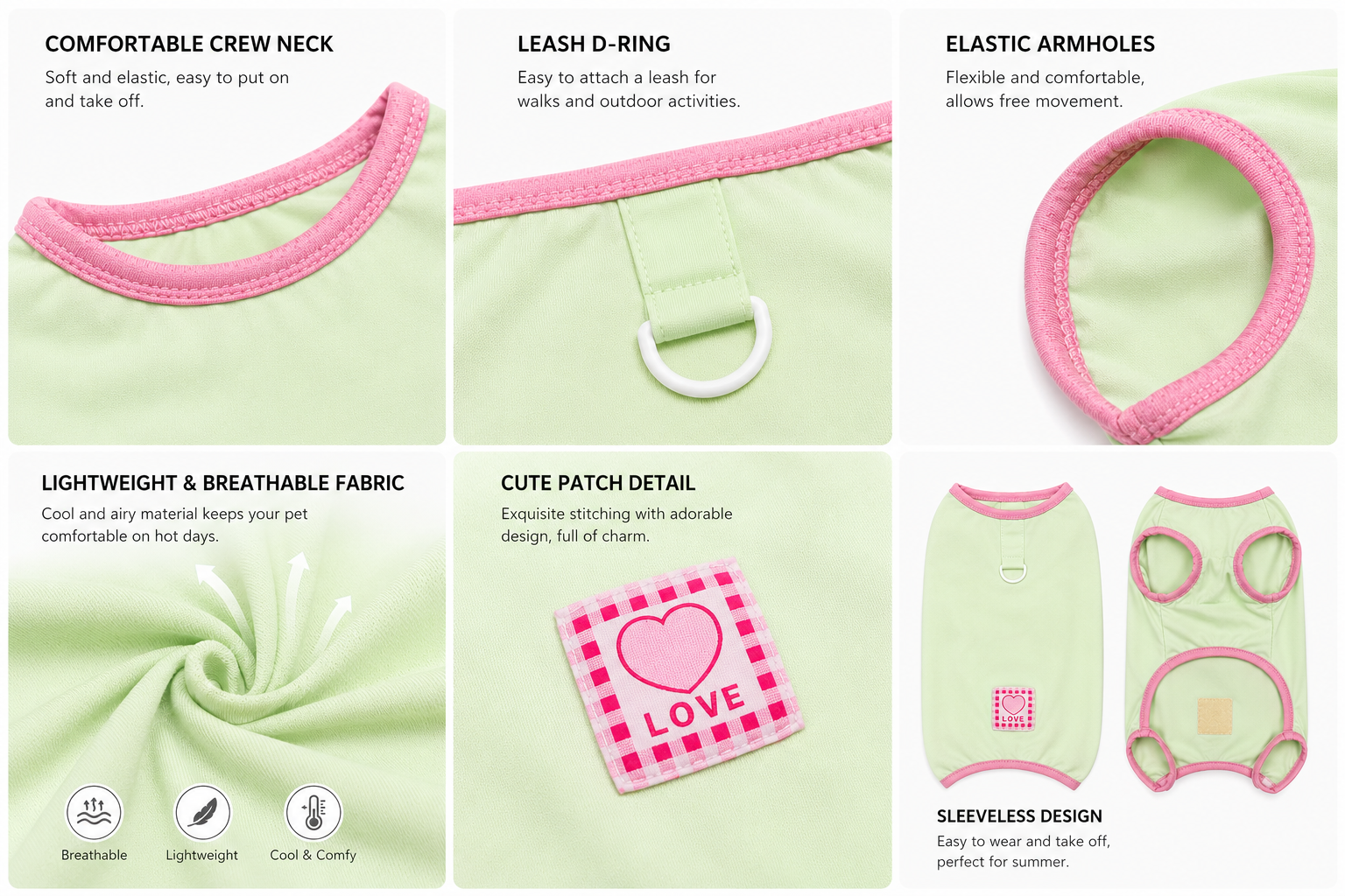 Pastel Cooling Dog Shirt