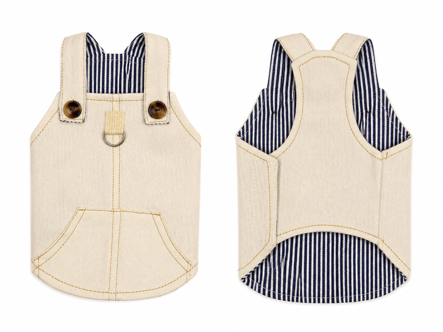 Classic Denim Dog Vest