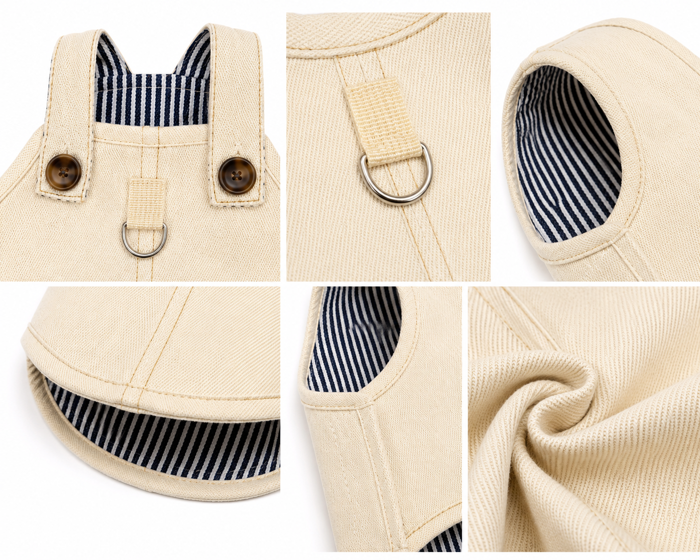 Classic Denim Dog Vest