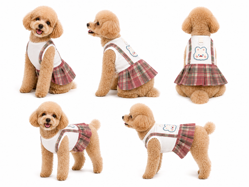 Cute Pet Suspender Skirt