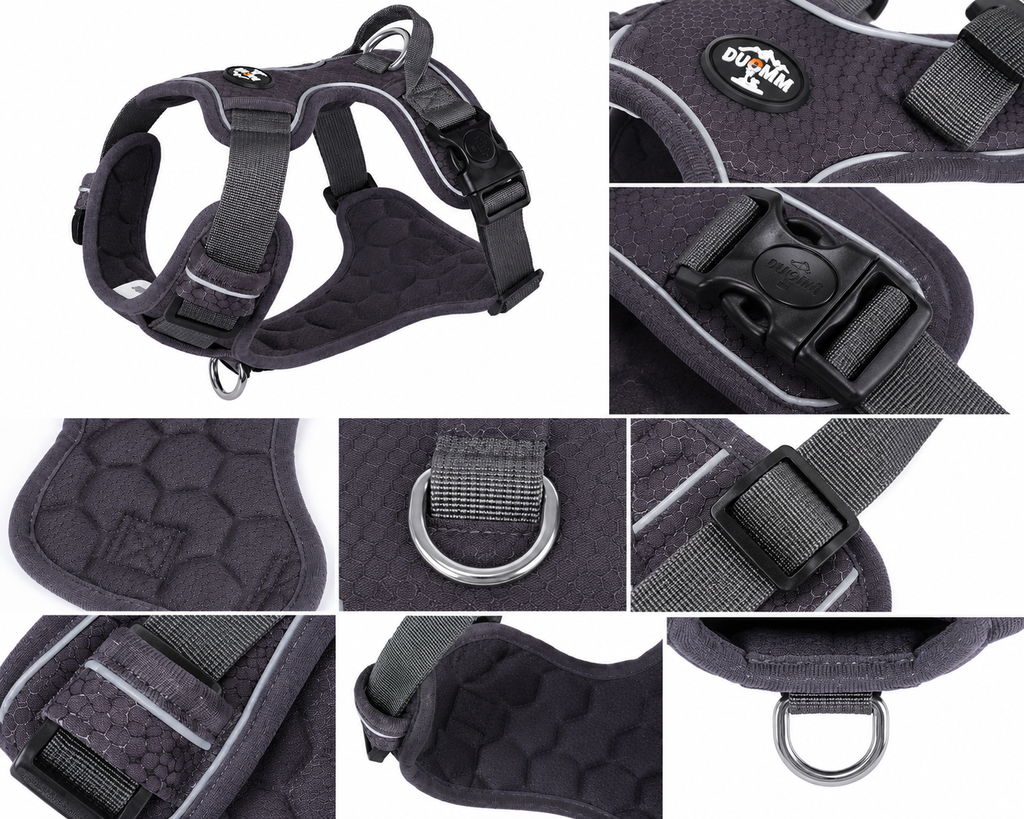 Shock-Absorbing Air Cushion & Reflective Adjustable Vest