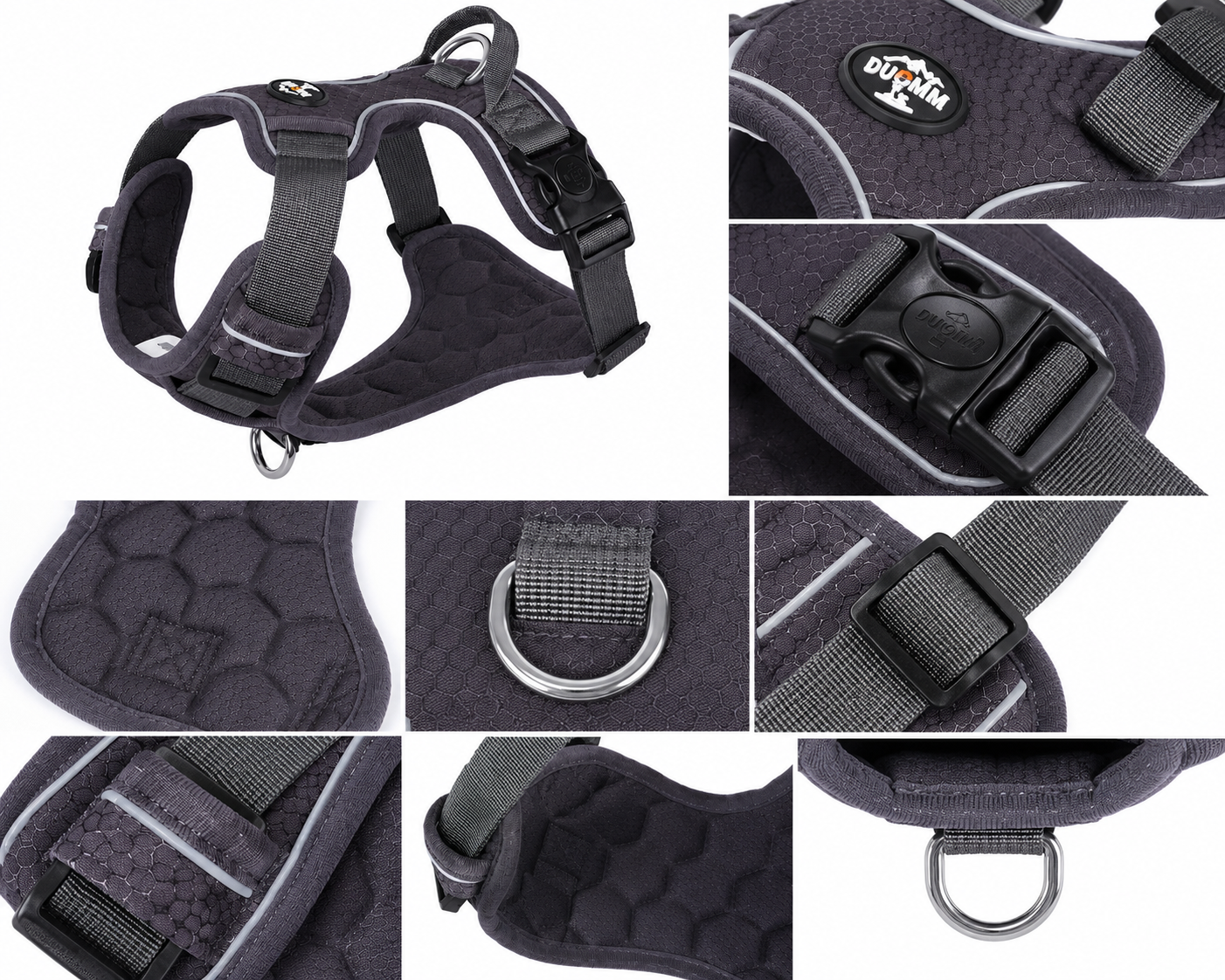 Shock-Absorbing Air Cushion & Reflective Adjustable Vest
