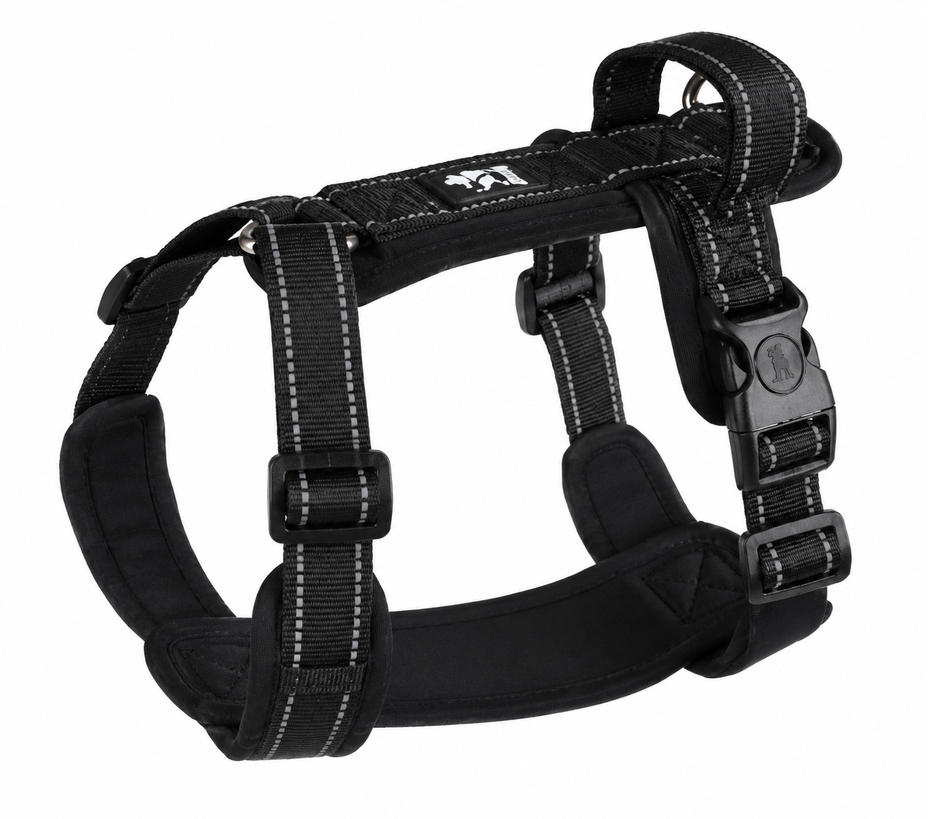 Adjustable H-Style Harness with Soft Padded Handle
