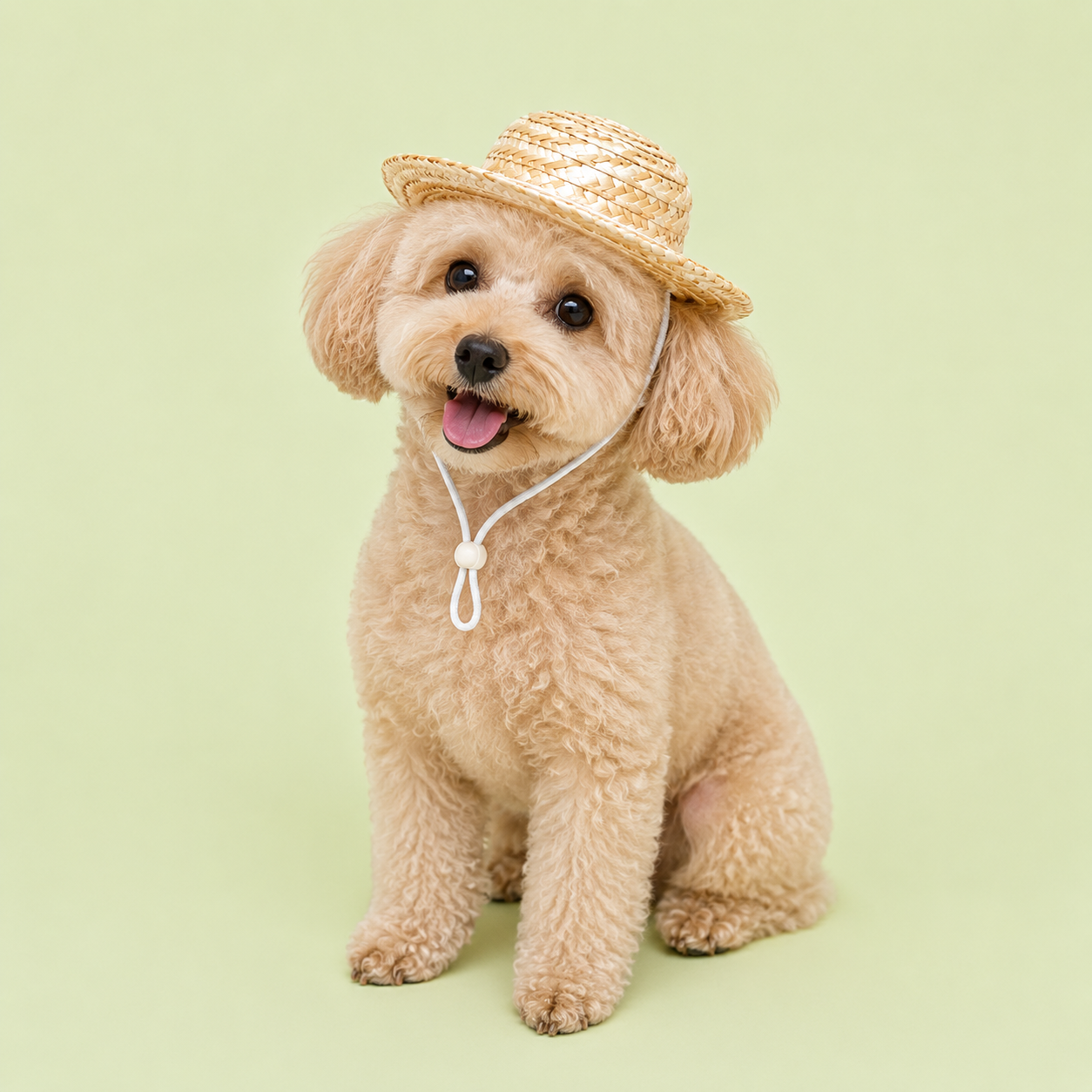 Pet Straw Sun Hat for Dogs & Cats