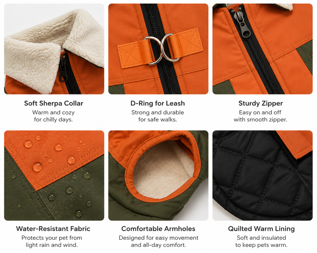 Waterproof Winter Dog Jacket