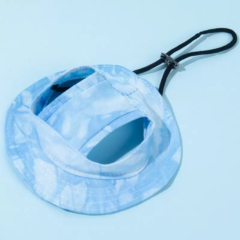 Sunny Tie-Dye Pet Sun Hat for Dogs & Cats