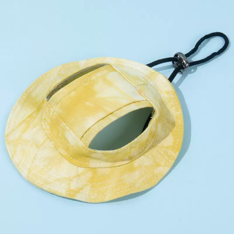 Sunny Tie-Dye Pet Sun Hat for Dogs & Cats