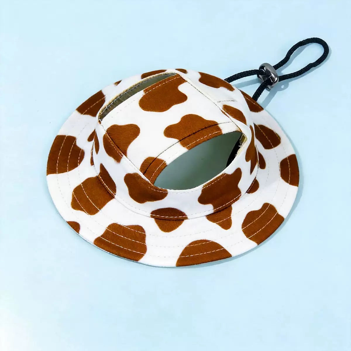Cow Print Pet Sun Hat for Dogs & Cats