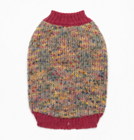Speckled Knit Dog Cardigan