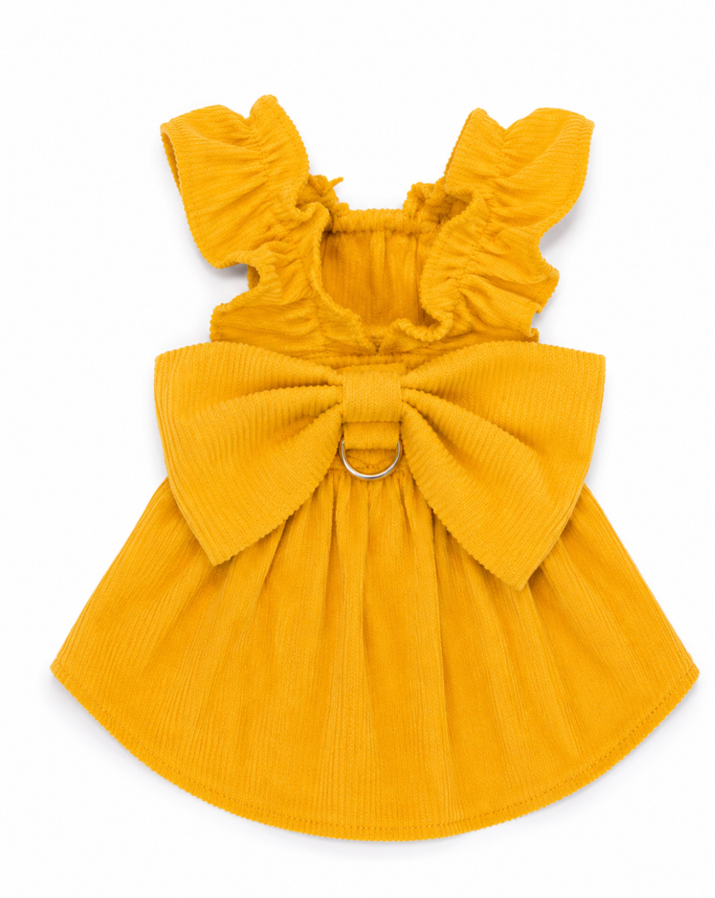 Ruffle Corduroy Pet Dress